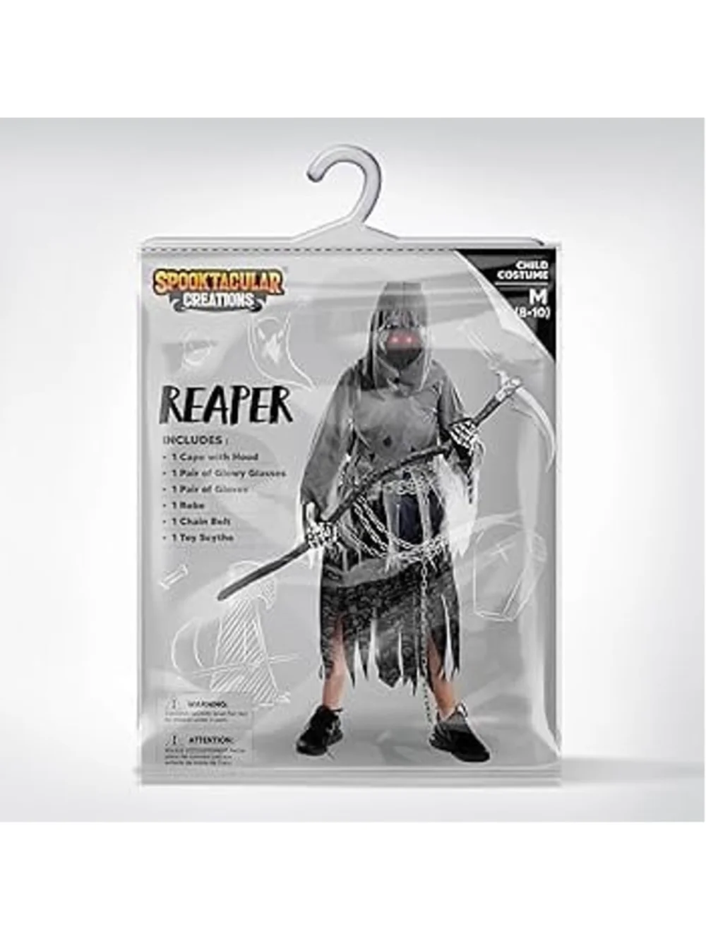 Spooktacular Creations Child Unisex Grim Reaper Costume, Halloween Costume